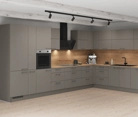 Nobilia SPA L-shaped kitchen 426,6 x 276,8 cm with electrical appliances Planning 1 1