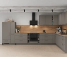 Nobilia SPA L-shaped kitchen 443,2 x 321,8 cm with electrical appliances Planning 1 0