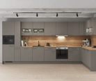 Nobilia SPA L-shaped kitchen 456,6 x 246,8 cm with electrical appliances Planning 1 0