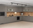Nobilia SPA L-shaped kitchen 456,6 x 246,8 cm with electrical appliances Planning 1 1