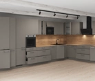 Nobilia SPA L-shaped kitchen 516,6 x 276,8 cm with electrical appliances Planning 1 4