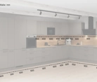 Nobilia SPA L-shaped kitchen 516,6 x 276,8 cm with electrical appliances Planning 1 5