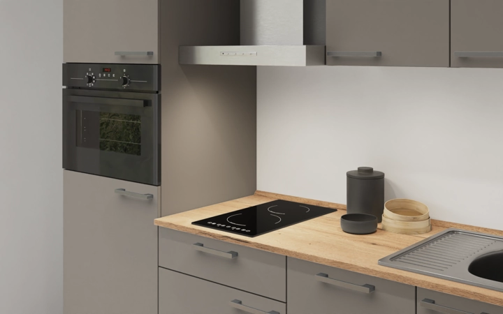Nobilia SPA Galley kitchen 210 cm with appliances planning 1 2