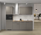 Nobilia SPA Galley kitchen 240 cm with appliances planning 1 0