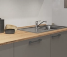Nobilia SPA Galley kitchen 240 cm with appliances planning 1 3
