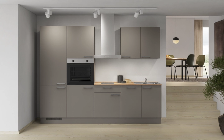 Nobilia SPA Galley kitchen 270 cm with appliances planning 1 0