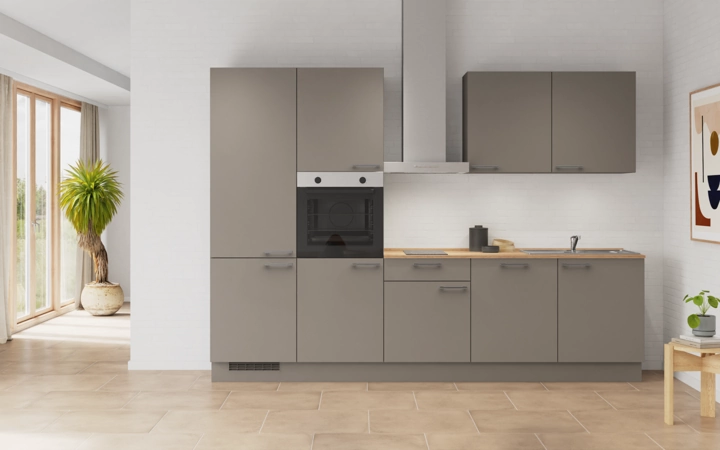 Nobilia SPA Galley kitchen 300 cm with appliances planning 1 0