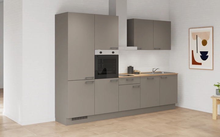 Nobilia SPA Galley kitchen 300 cm with appliances planning 1 1