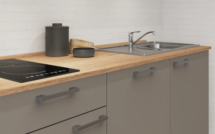 Nobilia SPA Galley kitchen 300 cm with appliances planning 1 3