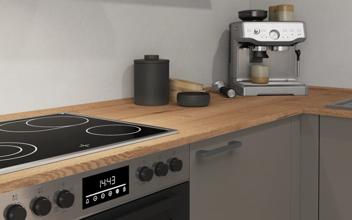 Nobilia SPA L-shaped kitchen 366,6 cm x 246,6 cm with appliances planning 10 3