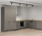 Nobilia SPA L-shaped kitchen 366,6 cm x 246,6 cm with appliances planning 10 4