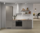 Nobilia SPA Galley kitchen 240 cm with appliances planning 10 0