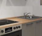 Nobilia SPA Galley kitchen 240 cm with appliances planning 10 3