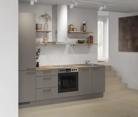 Nobilia SPA Galley kitchen 270 cm with appliances planning 10 1
