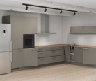Nobilia SPA L-shaped kitchen 366,6 cm x 246,6 cm with appliances planning 11 4