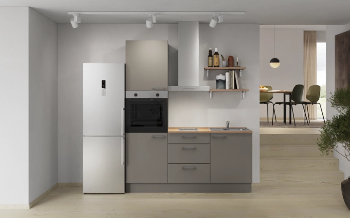 Nobilia SPA Galley kitchen 180 cm with appliances planning 11 0