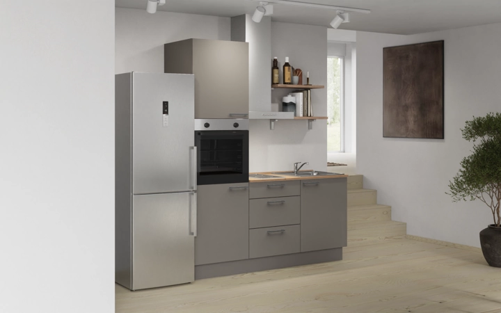 Nobilia SPA Galley kitchen 180 cm with appliances planning 11 1
