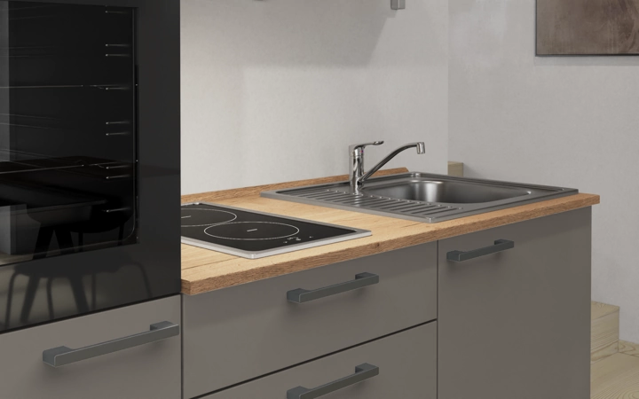 Nobilia SPA Galley kitchen 180 cm with appliances planning 11 3