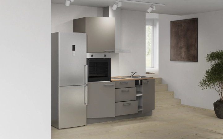 Nobilia SPA Galley kitchen 180 cm with appliances planning 11 4