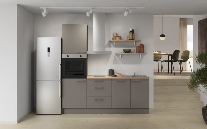 Nobilia SPA Galley kitchen 210 cm with appliances planning 11 0