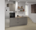 Nobilia SPA Galley kitchen 210 cm with appliances planning 11 1
