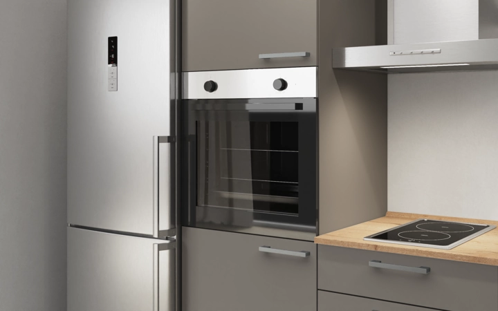 Nobilia SPA Galley kitchen 210 cm with appliances planning 11 2