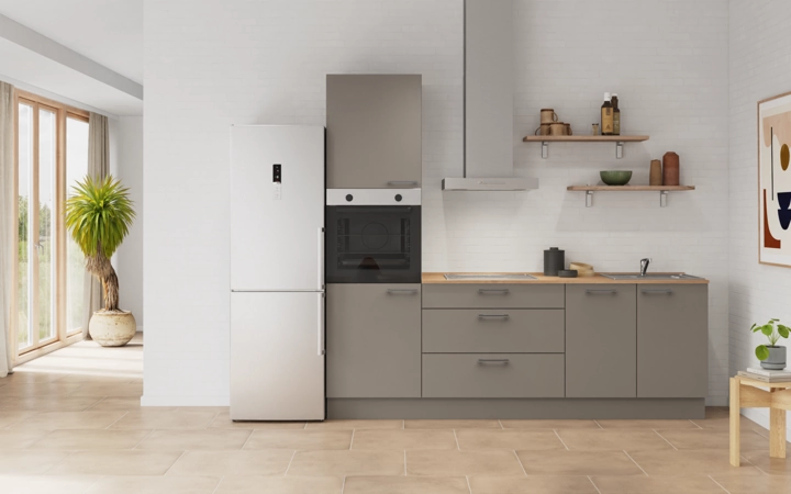 Nobilia SPA Galley kitchen 240 cm with appliances planning 11 0