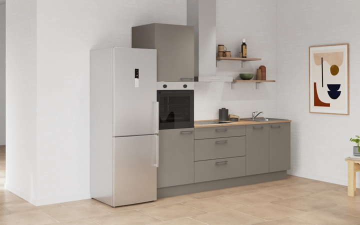 Nobilia SPA Galley kitchen 240 cm with appliances planning 11 1