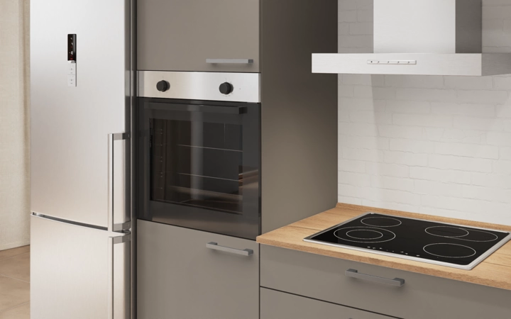 Nobilia SPA Galley kitchen 240 cm with appliances planning 11 2