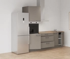 Nobilia SPA Galley kitchen 240 cm with appliances planning 11 4