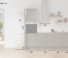 Nobilia SPA Galley kitchen 240 cm with appliances planning 11 5