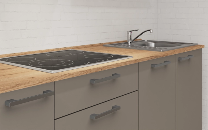 Nobilia SPA Galley kitchen 270 cm with appliances planning 11 3