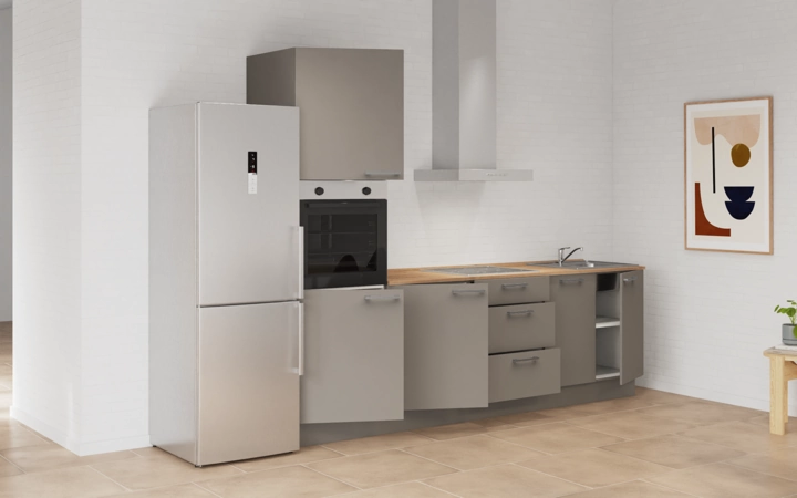 Nobilia SPA Galley kitchen 270 cm with appliances planning 11 4