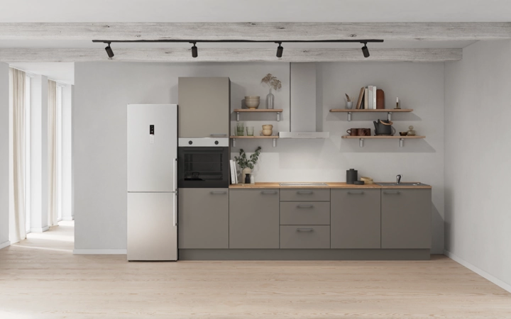 Nobilia SPA Galley kitchen 300 cm with appliances planning 11 0