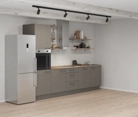 Nobilia SPA Galley kitchen 300 cm with appliances planning 11 1