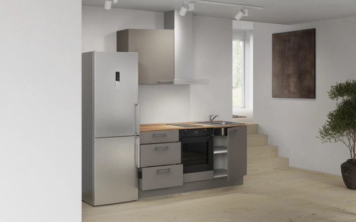 Nobilia SPA Galley kitchen 180 cm with appliances planning 12 4