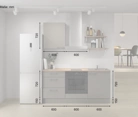 Nobilia SPA Galley kitchen 180 cm with appliances planning 12 5