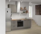 Nobilia SPA Galley kitchen 210 cm with appliances planning 12 1