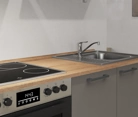 Nobilia SPA Galley kitchen 210 cm with appliances planning 12 3