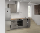 Nobilia SPA Galley kitchen 210 cm with appliances planning 12 4