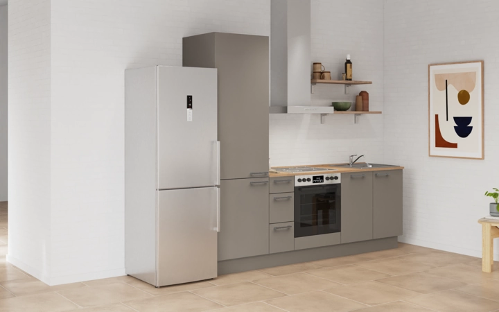 Nobilia SPA Galley kitchen 240 cm with appliances planning 12 1