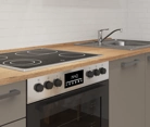 Nobilia SPA Galley kitchen 240 cm with appliances planning 12 3