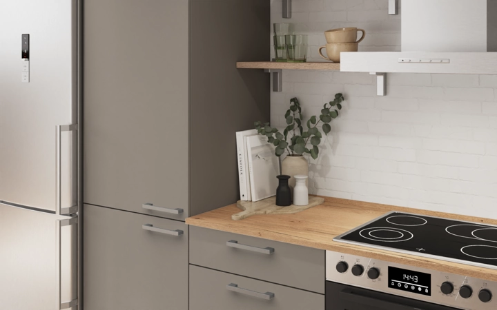 Nobilia SPA Galley kitchen 270 cm with appliances planning 12 2