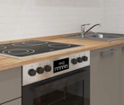 Nobilia SPA Galley kitchen 270 cm with appliances planning 12 3