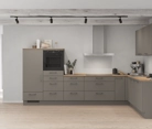 Nobilia SPA L-shaped kitchen 366,6 cm x 246,6 cm with appliances planning 13 0
