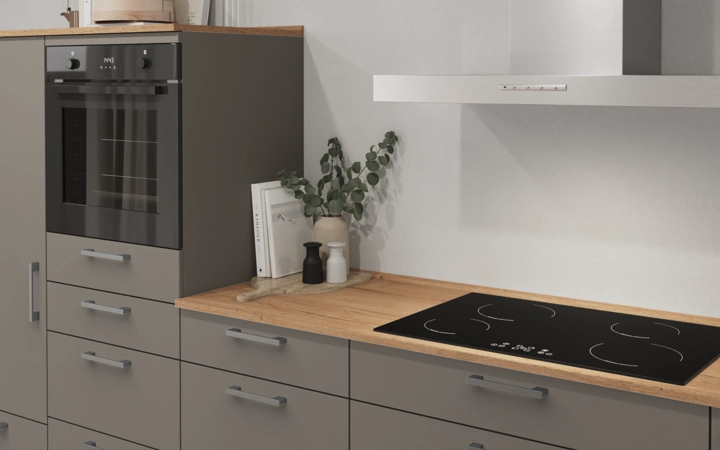 Nobilia SPA L-shaped kitchen 366,6 cm x 246,6 cm with appliances planning 13 2