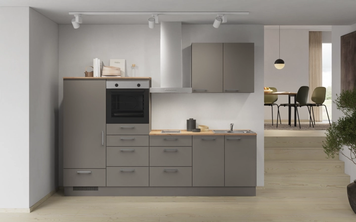 Nobilia SPA Galley kitchen 270 cm with appliances planning 13 0