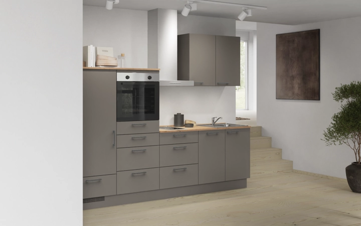 Nobilia SPA Galley kitchen 270 cm with appliances planning 13 1