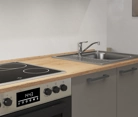 Nobilia SPA Galley kitchen 240 cm with appliances planning 14 3
