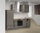 Nobilia SPA Galley kitchen 240 cm with appliances planning 14 4